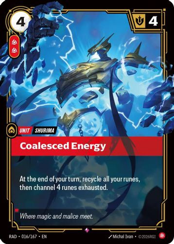 |RB05|[RAD-016/167](R) Coalesced Energy {Foil}