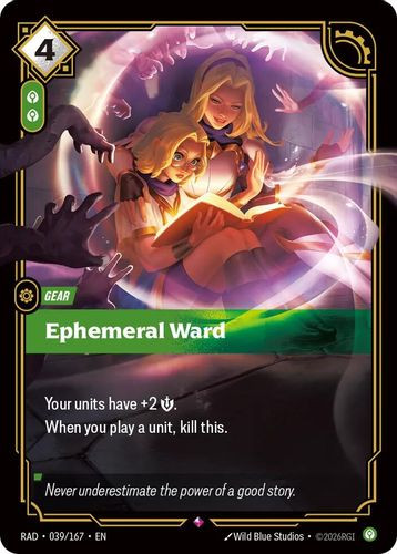 |RB05|[RAD-039/167](R) Ephemeral Ward {Foil}