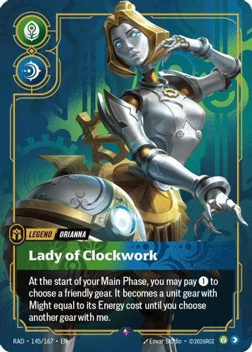|RB05|[RAD-145/167](R) Orianna, Lady of Clockwork {Foil}