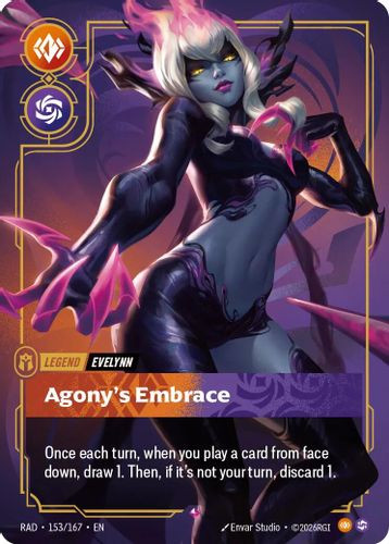 |RB05|[RAD-153/167](R) Evelynn, Agony's Embrace {Foil}