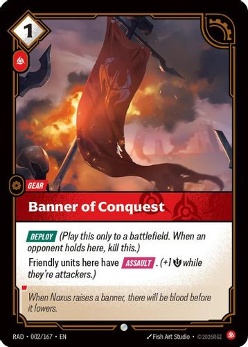 |RB05|[RAD-002/167](C) Banner of Conquest {Foil}