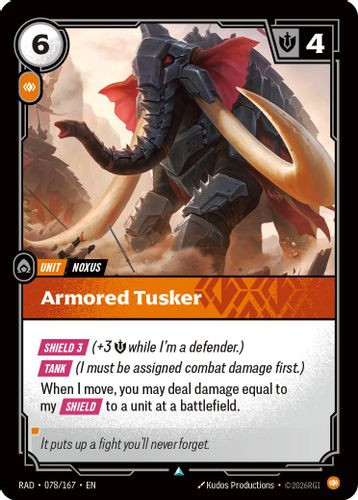 |RB05|[RAD-078/167](U) Armored Tusker {Foil}