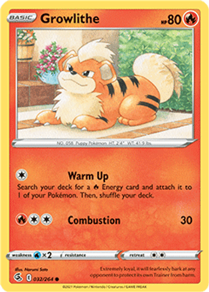 SWSH08-032/264C Growlithe