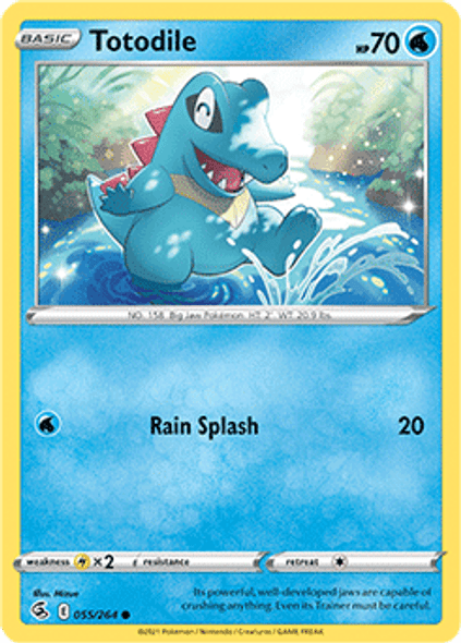 SWSH08-055/264C Totodile