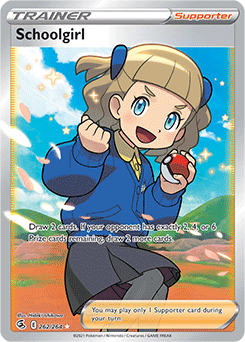 [SWSH08][FST-262/264UR] Schoolgirl (Full Art) (Holo)