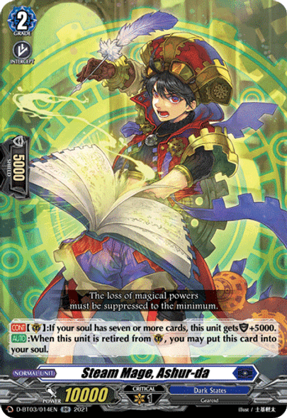 D-BT03/014EN RR Steam Mage, Ashur-da