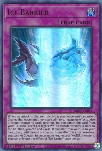 BROL-EN013 Ice Barrier (Ultra Rare) <1st>