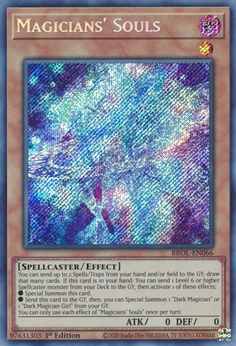 BROL-EN066 Magicians' Souls (Secret Rare) <1st>