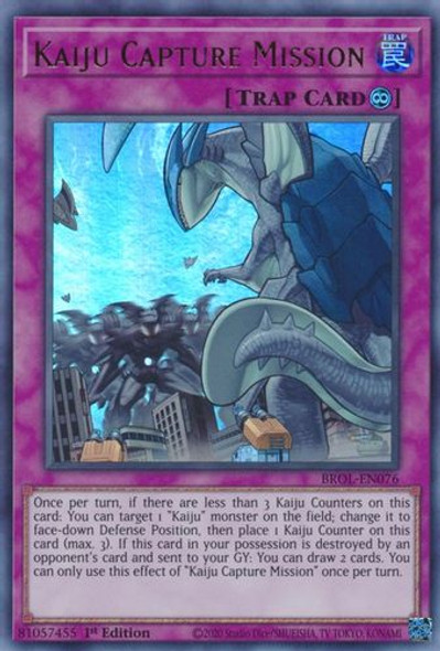 BROL-EN076 Kaiju Capture Mission (Ultra Rare) <1st>