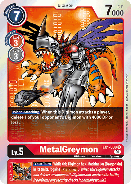 EX01-008R MetalGreymon (Foil)