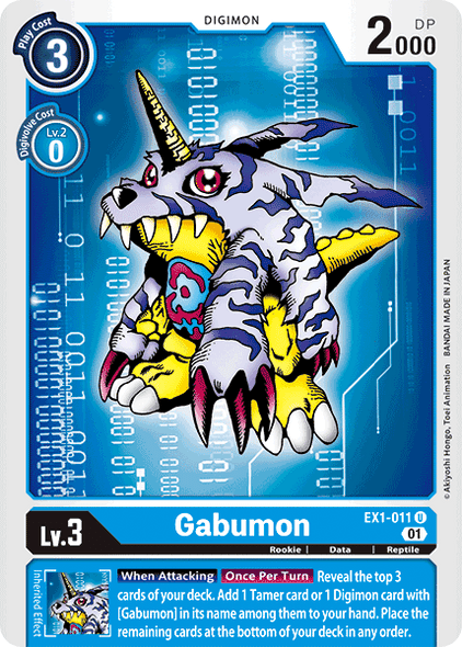 EX01-011U Gabumon