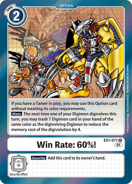 [EX01-071R] Win Rate: 60%! (Foil)