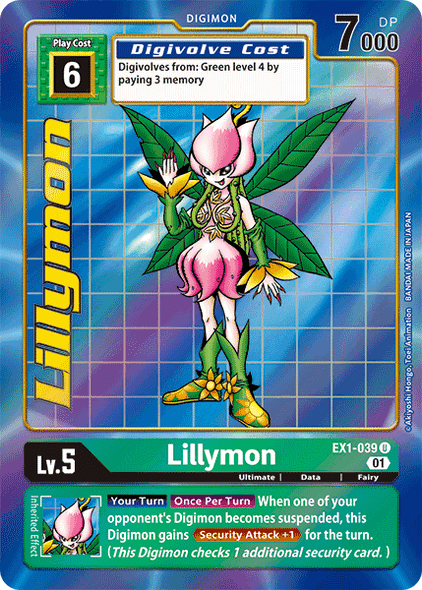 [EX01-039U] Lillymon (Alternate Art) (Foil)