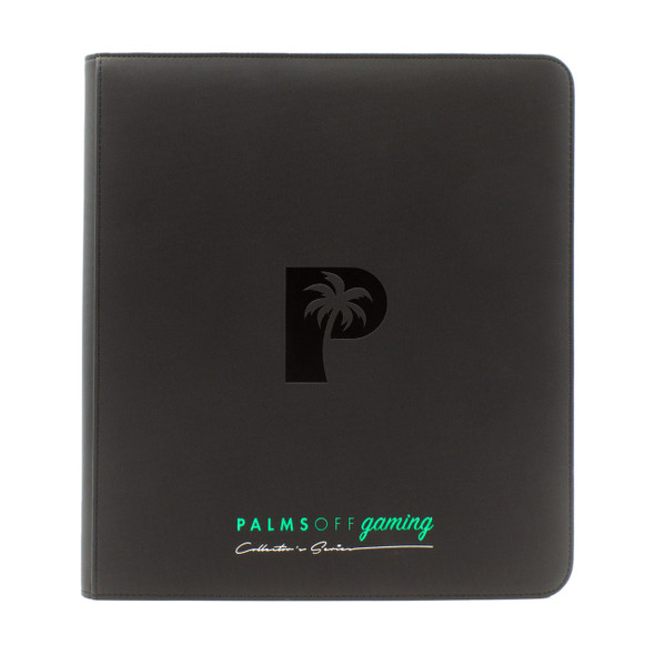 Palms Off Gaming - 12 Pocket Zip Trading Card Binder (Black)