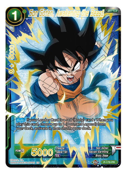 P-179P Son Goten, Awakening the Beast (Mythic Alt Art Foil)