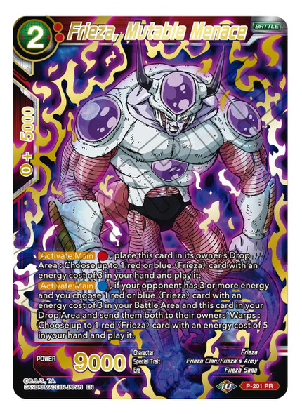 P-201P Frieza, Mutable Menace (Mythic Alt Art Foil)