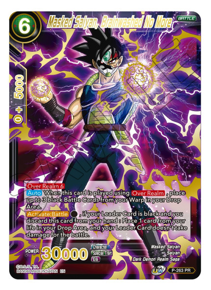 P-263P Masked Saiyan, Brainwashed No More (Mythic Alt Art Foil)