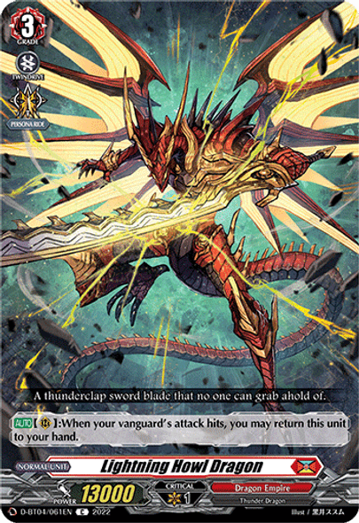 D-BT04/061EN C Lightning Howl Dragon