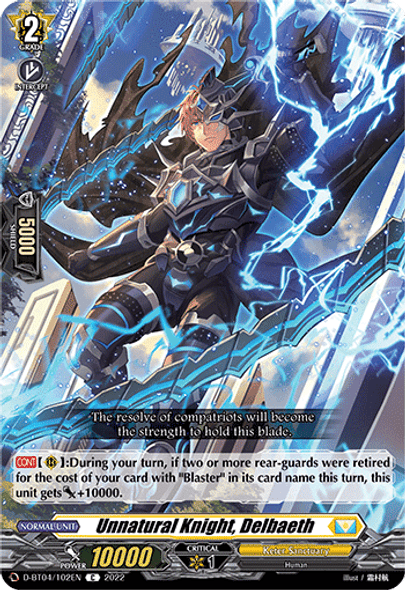 D-BT04/102EN C Unnatural Knight, Delbaeth