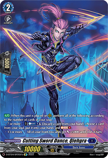 D-BT04/SP20EN SP Cutting Sword Dance, Qiehgra (SP)