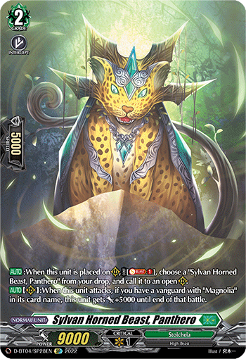 D-BT04/SP28EN SP Sylvan Horned Beast, Panthero (SP)