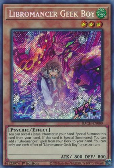 BACH-EN000 Libromancer Geek Boy (Secret Rare) <1st>