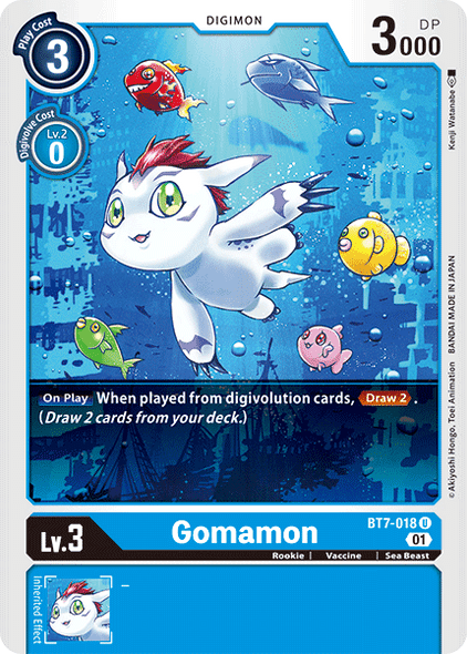 BT07-018U Gomamon