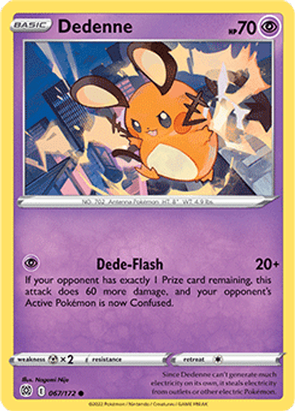 [SWSH09][BRS-067/172C] Dedenne