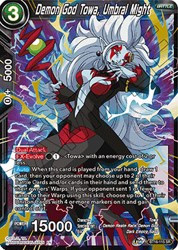 BT16-115SR Demon God Towa, Umbral Might