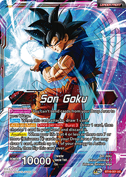 BT16-001UC Son Goku // Son Goku, Supreme Warrior (Foil)
