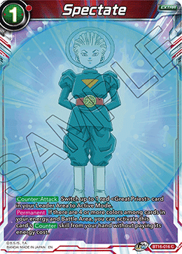 BT16-016C Spectate (Foil)