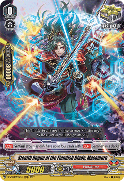 D-VS03/035EN Stealth Rogue of the Fiendish Blade, Masamura