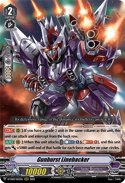 D-VS03/053EN Gunburst Linebacker