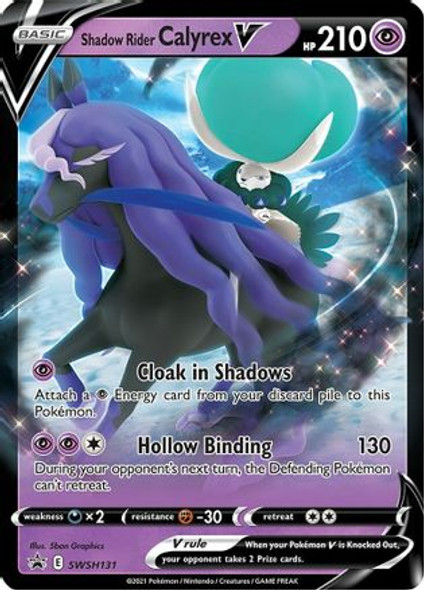 [SWSHP-131] Shadow Rider Calyrex V (Holo)