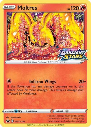[SWSHP-185] Moltres [Prerelease] (Holo)