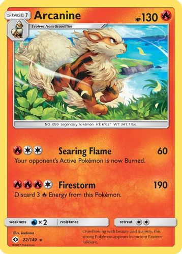 SM01-SUM-022/149HR Arcanine (Holo)