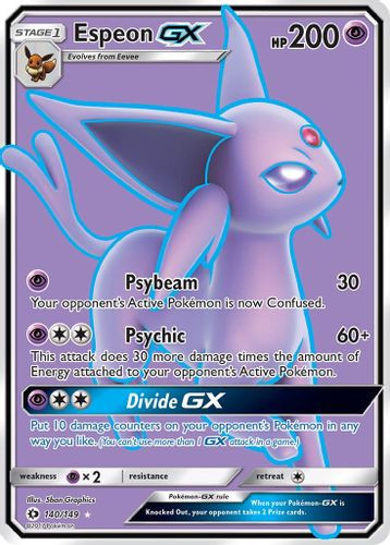 SM01-SUM-140/149UR Espeon GX (Full Art) (Holo)