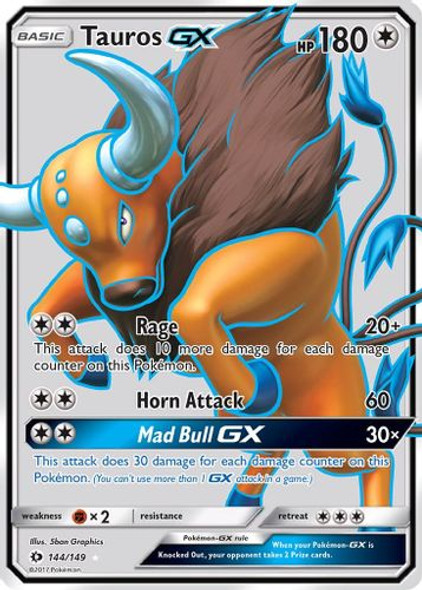 SM01-144/149UR Tauros GX (Full Art) (Holo)