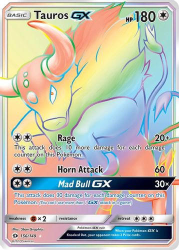 SM01-SUM-156/149SEC Tauros GX (Holo)