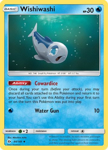 SM01-SUM-044/149UC Wishiwashi (Reverse Holo)