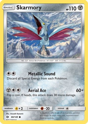 SM01-SUM-088/149C Skarmory (Reverse Holo)