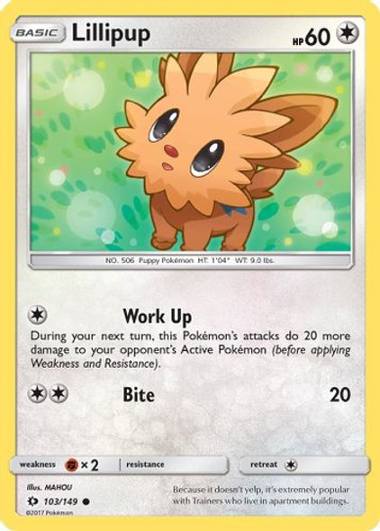 SM01-SUM-103/149C Lillipup (Reverse Holo)