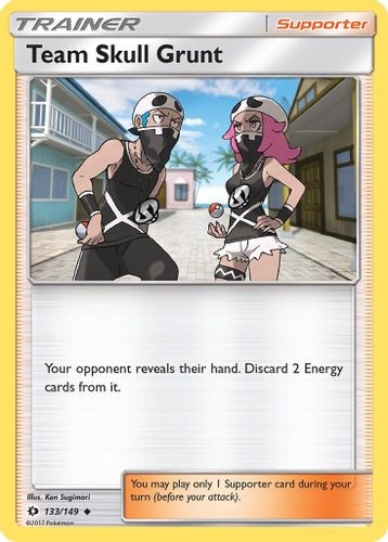 SM01-SUM-133/149UC Team Skull Grunt (Reverse Holo)