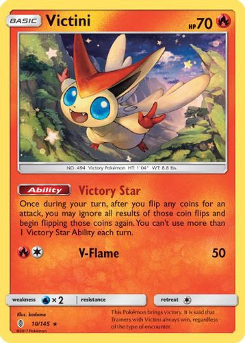 SM02-GRI-010/145HR Victini (Holo)
