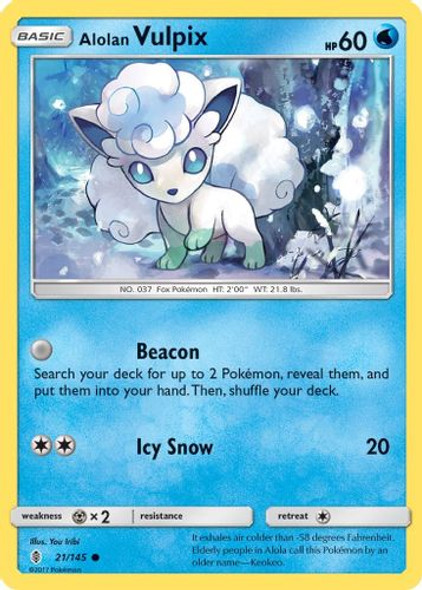 SM02-021/145C Alolan Vulpix