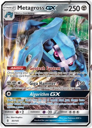 SM02-GRI-085/145UR Metagross GX (Holo)