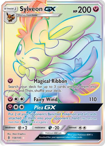 SM02-GRI-158/145SEC Sylveon GX (Holo)