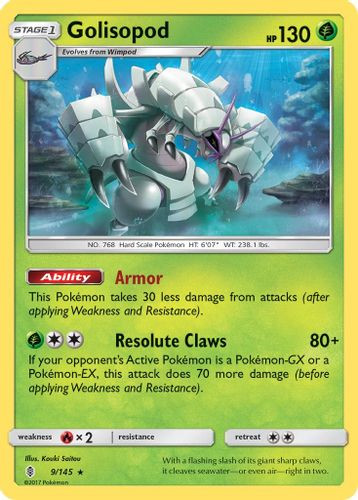SM02-GRI-009/145HR Golisopod (Reverse Holo)