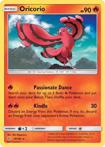 SM02-GRI-014/145R Oricorio (Reverse Holo)