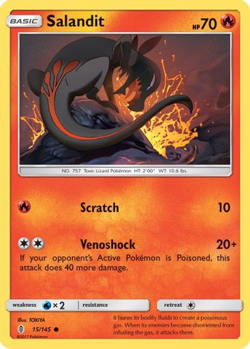 SM02-GRI-015/145C Salandit (Reverse Holo)